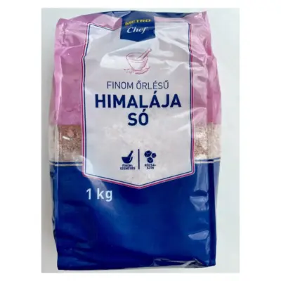 Гімалайська рожева сіль дрібна Chef Himalaja 1кг
