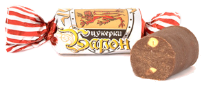 Цукерки неглазуровані з смаженим арахісом "Щедрий барін" 1кг