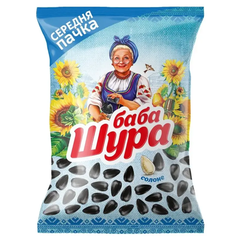 Семески соняшника смажені із сіллю “Баба Шура” 110г