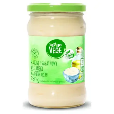 Майонез БЕЗ ГЛЮТЕНА ВЕГАН Go Vege majonez 280 г Польща