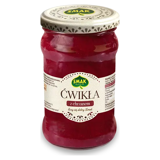 Свекла с хреном Smak Ćwikła z chrzanem 290г Польша
