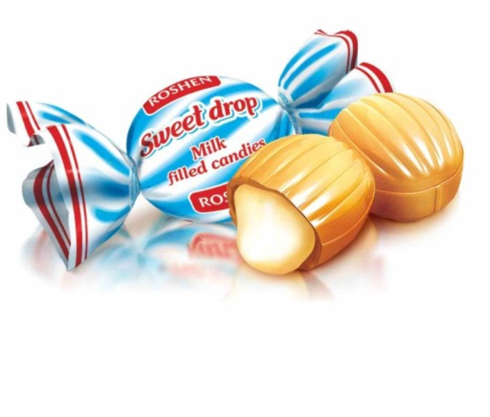 Карамель "Молочна крапля" Roshen Sweet Drop 1кг
