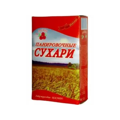 Панівні сухарі для м'яса, риби й овочів Жасмин 90 г