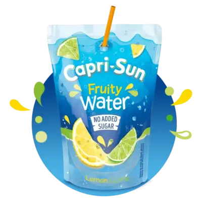 Солодка вода БЕЗ САХАРА І ГЛЮТЕНА лимон-лайм Capri-Sun 200 мл Німеччина