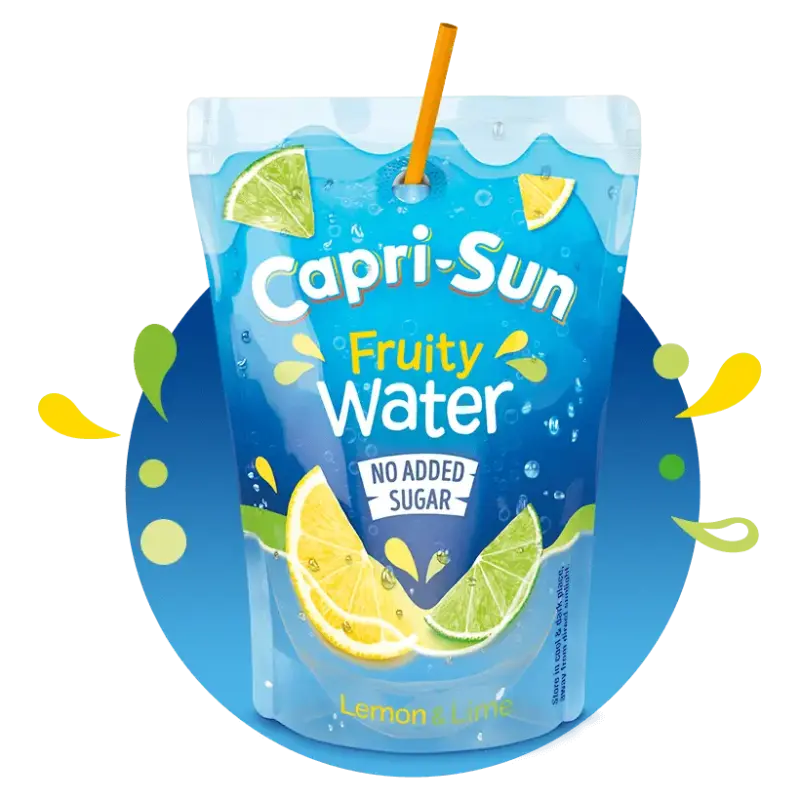 Солодка вода БЕЗ САХАРА І ГЛЮТЕНА лимон-лайм Capri-Sun 200 мл Німеччина