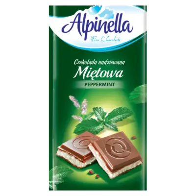 Шоколад "Alpinella" ( Альпінела М'ята), Польща, 100 г