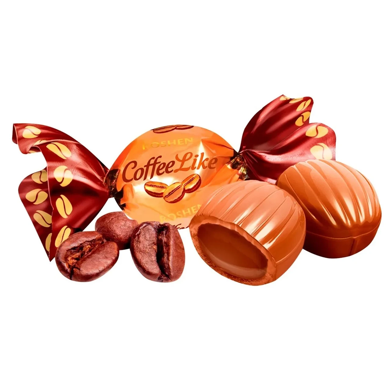 Карамель із молочно-кавовою начинкою Roshen CoffeeLike 1кг