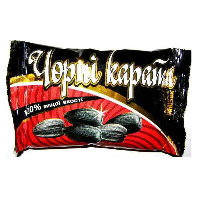 Семески соняшника смажені “Чорні карати” 100 г