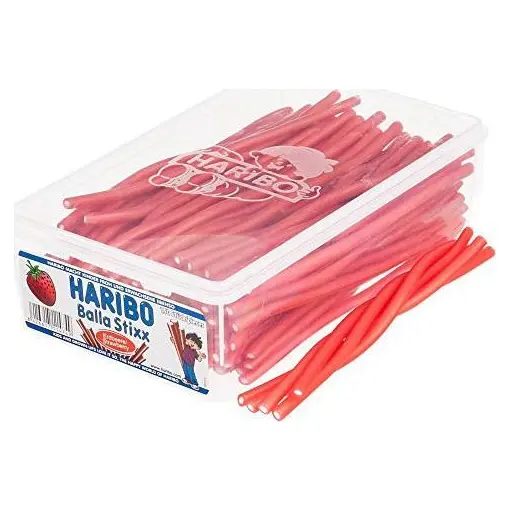 Желейні цукерки Haribo Balla Stixx Strawberry XXL150шт (полуниця) Німеччина 1125г