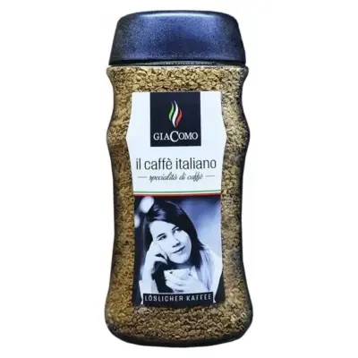 Кава розчинна GiaComo il caffe Italiano 200 г Німеччина (ОТП від 2шт)