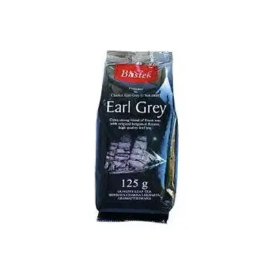Чай чорний листовий Bastek Earl Grey (Сідою Граф) з бергамотом Польща 125г