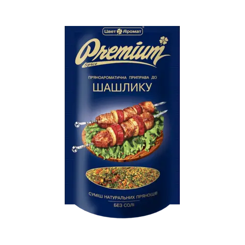 Приправа для шашлику Преміум без ГМО Колір Аромат 25 г