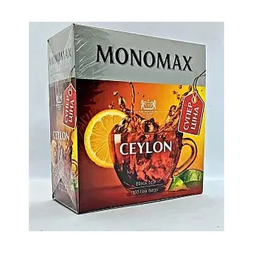 Чай чорний “CEYLON” ТМ Monomax 100 пакетиків