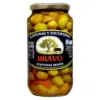 Оливки зелені в маринаді з кісточкою без глютену Bravo aceitunas bravas con hueso 900 г Іспанія