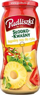 Соус кисло-солодкий з ананасом до рису Pudliszki Slodko-Kwasny Польща 500г