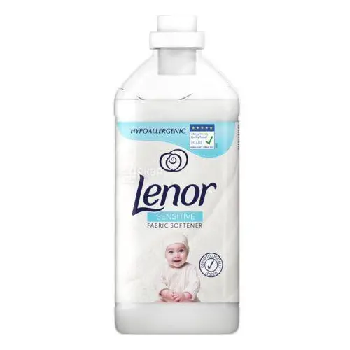 Безфосфатний кондиціонер для білизни Lenor Sensitive Дитячий 1,36 л Чехія