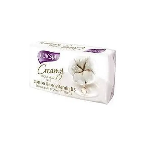 Зволожувальне крем-мило з вітамінами Luksja Creamy Oils (екстракт бавовни) 95 г Польща