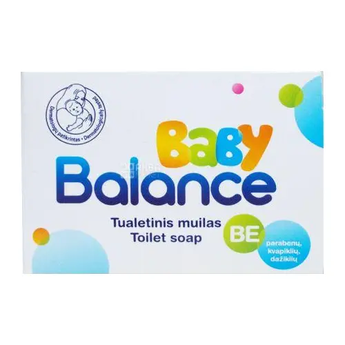 Дитяче крем-мило з вітамінами Baby balance soap 90 г Литва