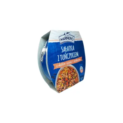 Салат з тунцем (кіноа, сочевиця, вялен. помид та ін) Marinero 160г Польща