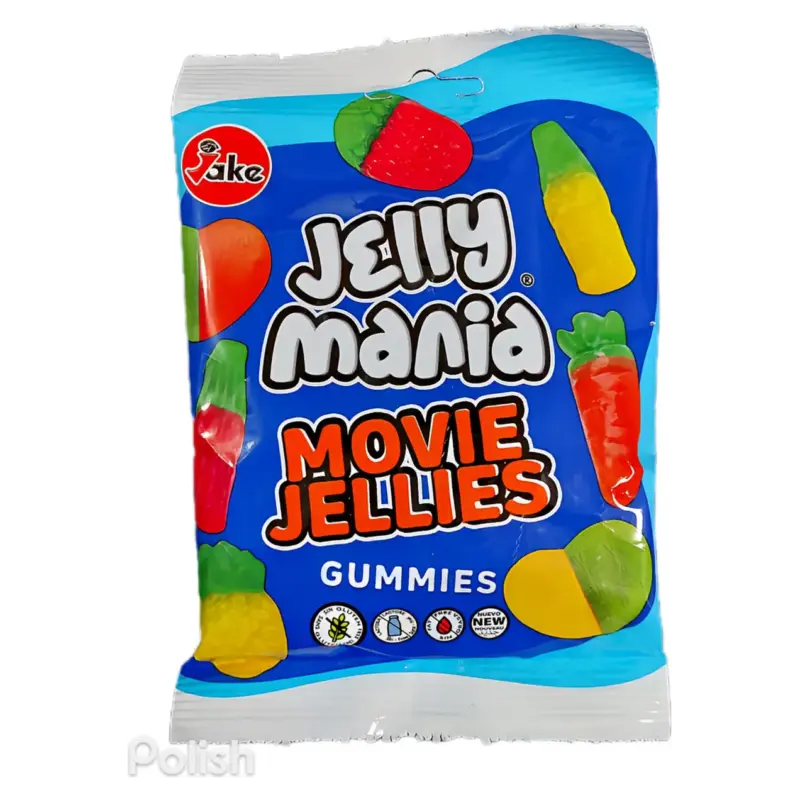 Желейні цукерки БЕЗ ГЛЮТЕНА І ЛАКТОЗИ Jelly Mania Movie Jelies Іспанія 100 г