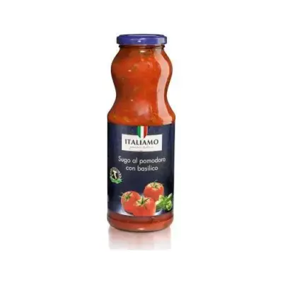 Томатний соус з базиліком Suga al pomodoro con basilico Italiamo 700 г Італія