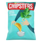 Чипси картопляні зі смаком сметани з зеленню Chipster's 130г