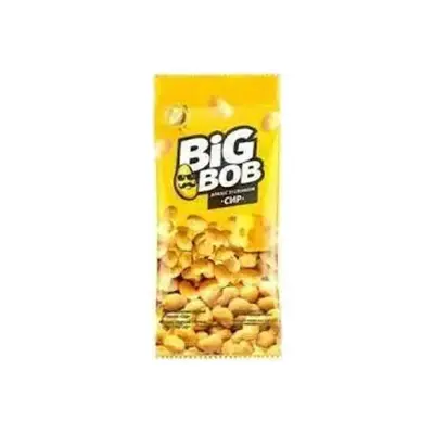 Арахіс смажений зі смаком "Сир" Big Bob 60 г Україна