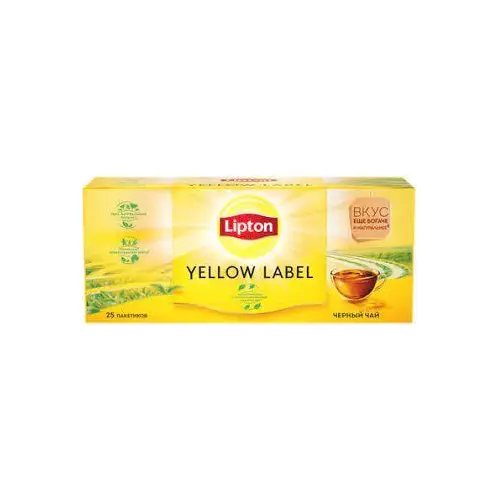 Чай чорний ароматний пакетований Lipton (25 пакетиків х 2 г) 50г
