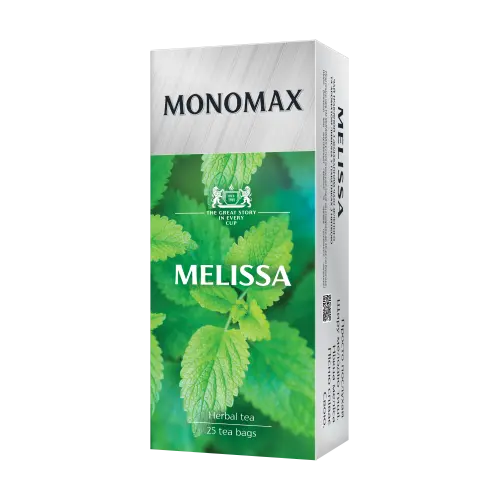 Чай трав’яний з ароматом меліси пакетований Monomax (25 пакетиків х 1,5 г)37,5 г
