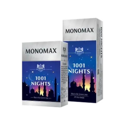 Чай "1001 Nights" пакетований Monomax (25 пакетиків х 1,5 г)37,5 г