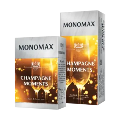 Чай "Бризки шампанського" Champagne Momemt пакетований Monomax (25 пакетиків х 1,5 г)37,5 г