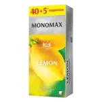 Чай чорний байховий зі смаком лимона пакетований Monomax (45 пакетиків х 1,5 г) 67,5 г