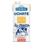 Молоко ультрапастеризоване 3,2% жирності Polmlek Uchate 1 л Польща