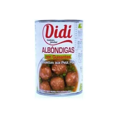 Фрикадельки з горошком Didi Albondigas con Guisantes 415 г Іспанія