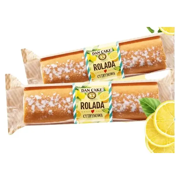 Рулет бісквітний лимонний Dan Cake Rolada 400 г Польща