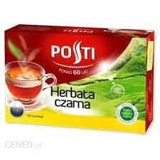 Чай чорний пакетований Posti (20 пакетиків по 1,5 г) 30 г Польща