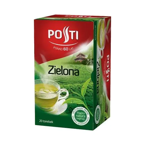 Чай зелений пакетований Posti (20 пакетиків по 1,5 г) 30 г Польща