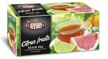 Чай чорний зі смаком цитрусових пакетований Tiger King Citrus Fruits (20 шт. по 1,5 г) 30 г Латвія