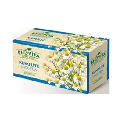 Чай трав'яний з ромашкою пакетований Bi Vita Camomile (20 шт. по 1,5 г) 30 г Латвія