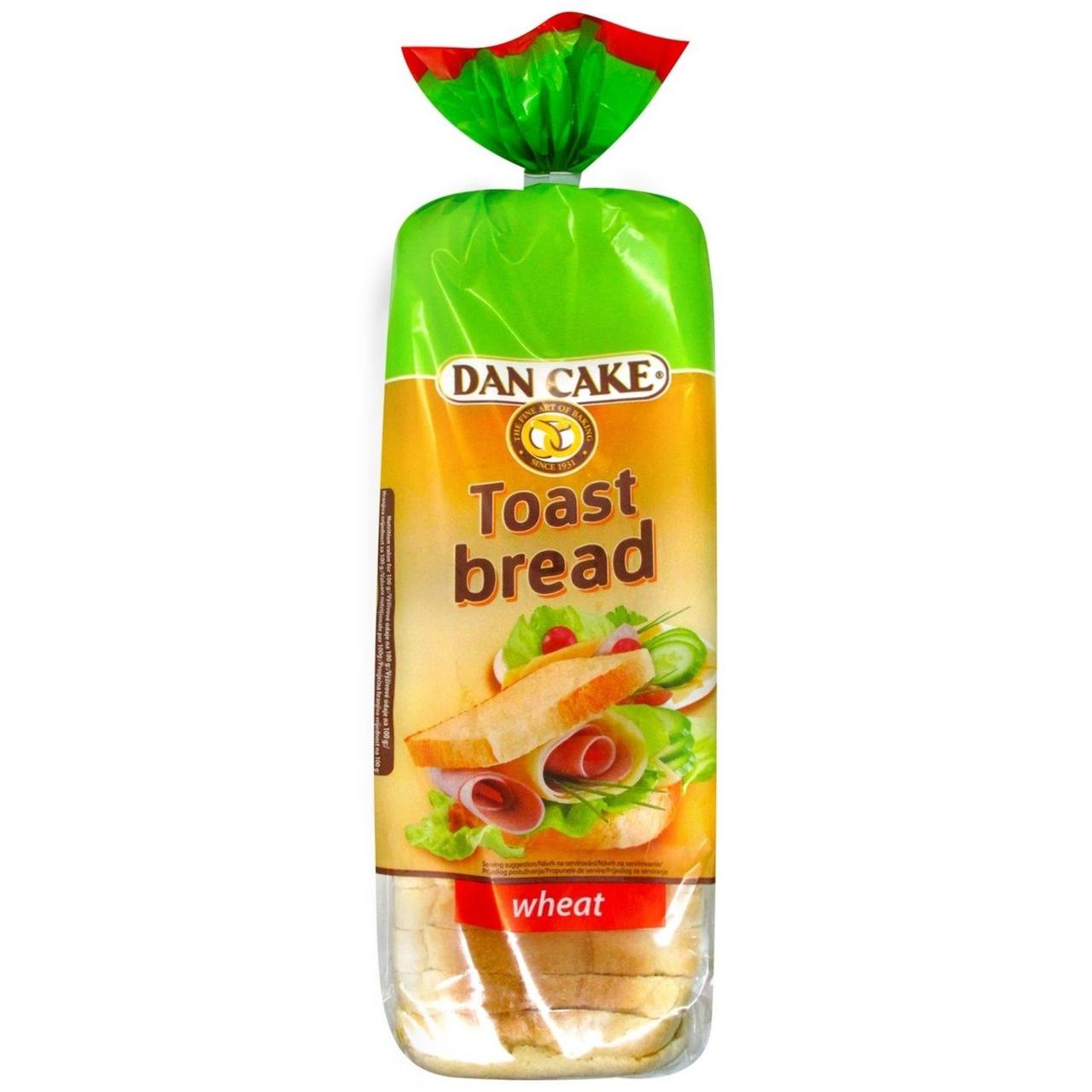 Хліб пшеничний для сендвічів нарізний Dan Cake Toast Bread 500 г Польща