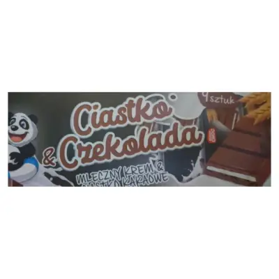 Шоколад молочної з вершковим кремом і зручним печивем Mister Chostko Czekolada 300г Польща