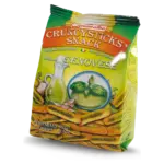 Хлібні мініпалички з часником і базиліком Crunchysticks alla Genovese Panealba 75 г Італія