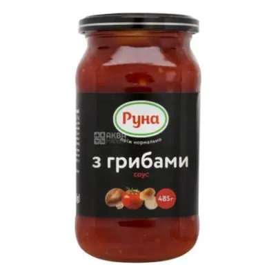 Соус із грибами Руна 485 г Україна