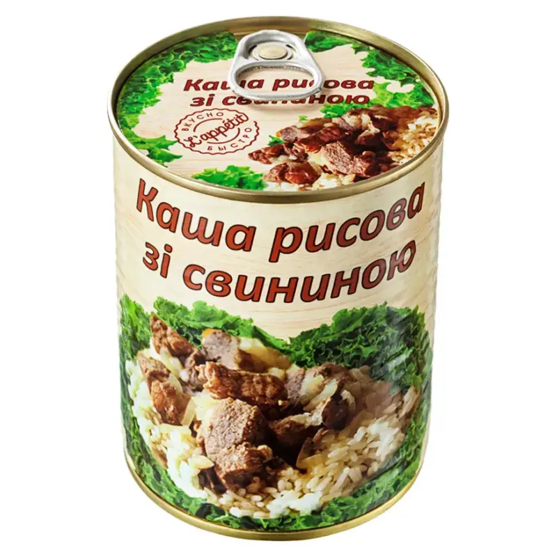 Каша Рисова зі свининою L’appetit 340 г Україна