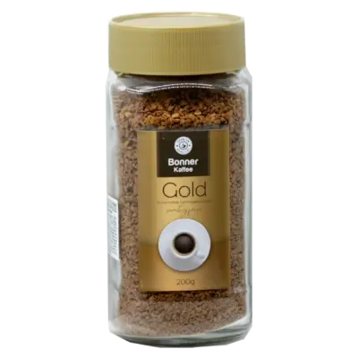 Кава натуральна розчинна Bonner Kaffe Gold 200 г Польща