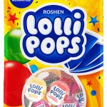 Карамель льодяникова Lolli Pops з йогуртовим смаком Roshen 920 г Україна