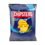 Чипси картопляні хвилясті зі смаком сирного соусу із зеленим луком Chipster’s 110 г Україна