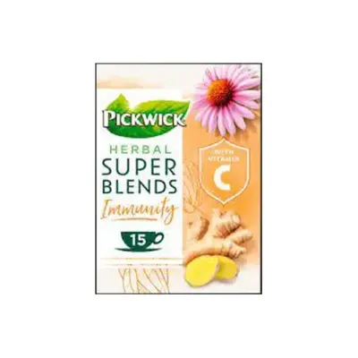 Чай трав'яний з вітаміном C Pickwick herbal super blends immunity 15пак. 22,5 г Нідерланди
