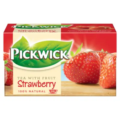 Чай чорний зі смаком полуниці Pickwick Tea With Fruit Strawberry 20пак. 30 г Нідерланди