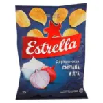 Чипси зі смаком Сметана та цибуля Estrella 125 г Україна